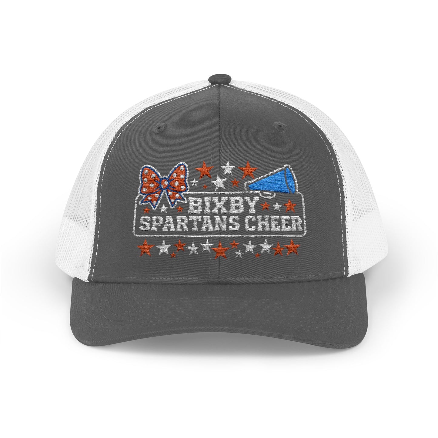 Bixby Spartans Cheer Embroidered Trucker Snapback