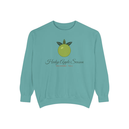 Hedge Apple Season Oklahoma Crewneck Sweatshirt | Comfort Colors