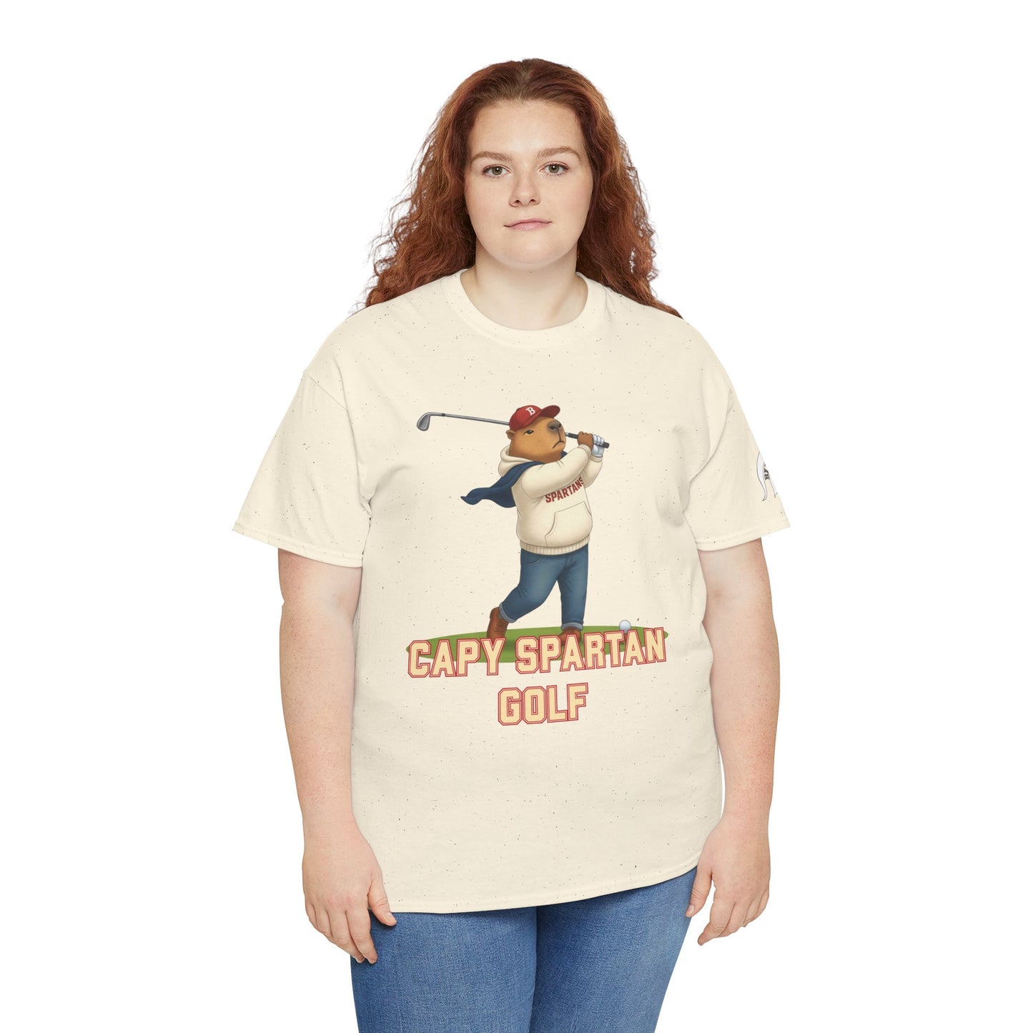 Capy Spartan Golf Gildan Tee