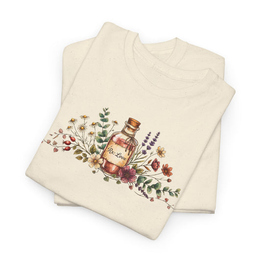 Prescription Bottle Floral 'Filled With Love' Tee | Floral Pill Bottle Shirt