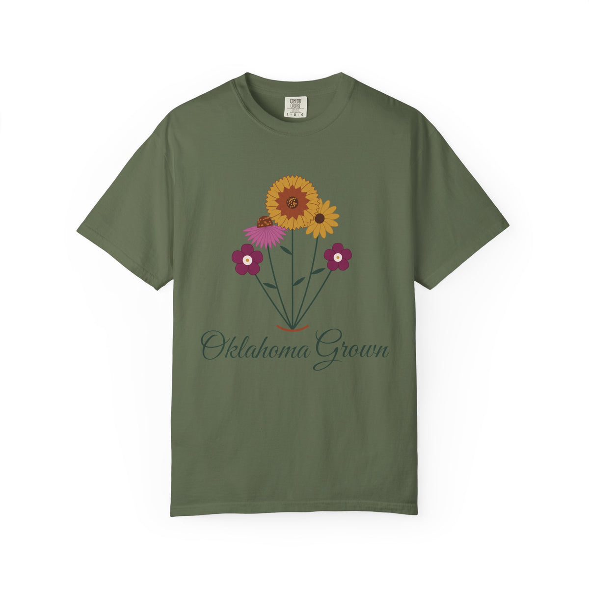 Oklahoma Grown Wildflower Tee | Comfort Colors