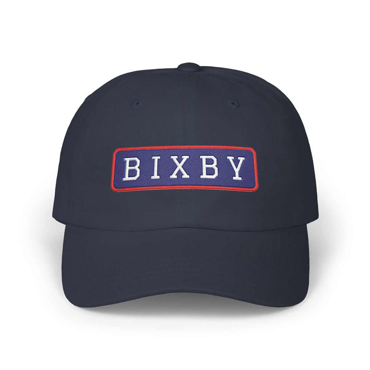 Bixby Spartans Embroidered Dad Hat, BIXBY Bar