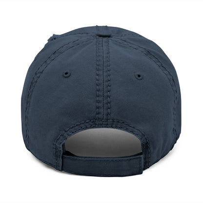 Spartan Logo Embroidered Distressed Ballcap
