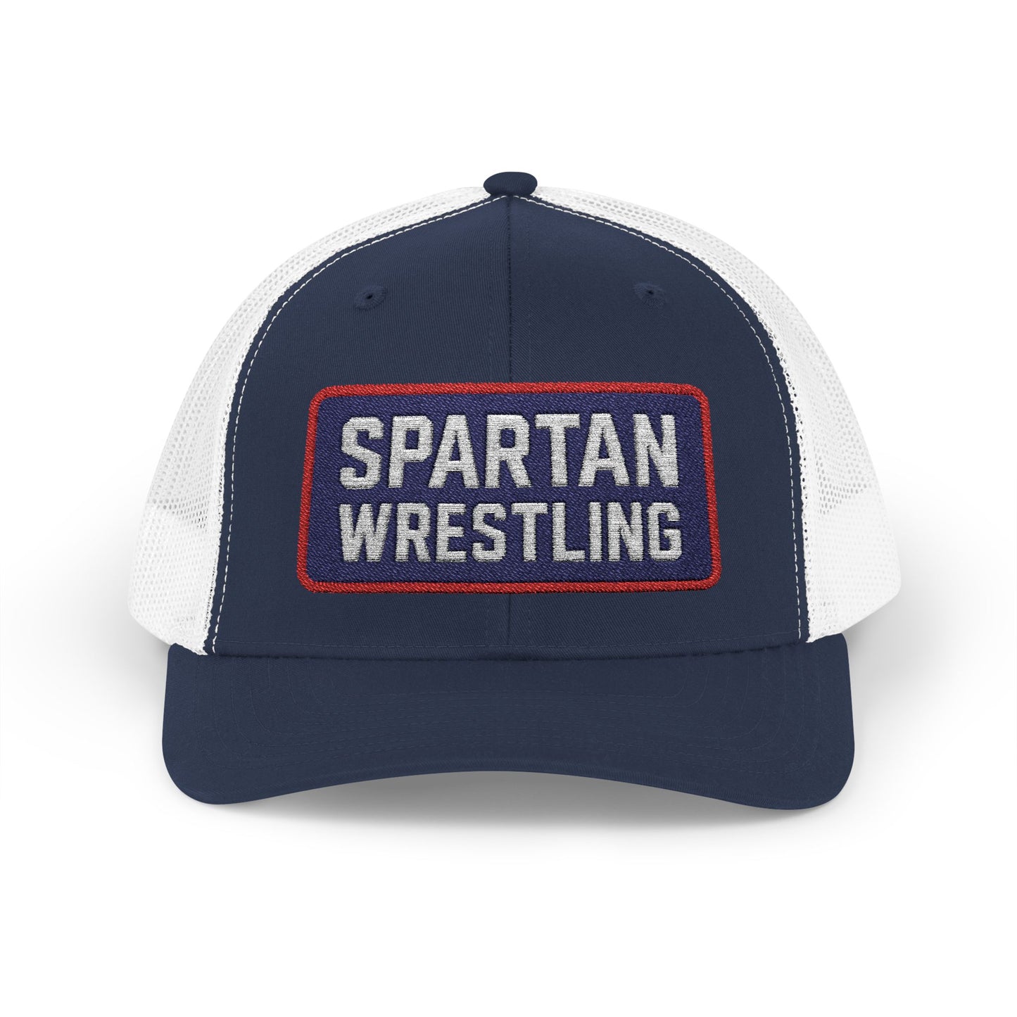 Spartan Wrestling Embroidered Trucker Hat