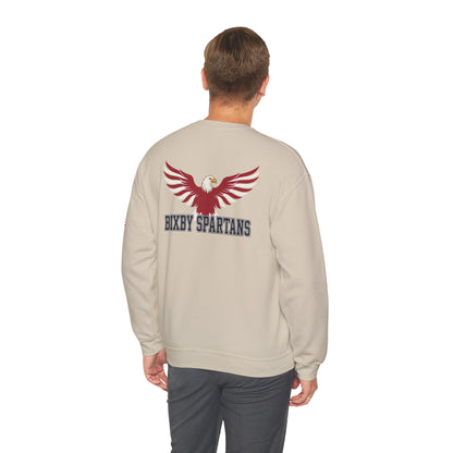 Bixby Spartan Patriotic Eagle with Spartan Logo and Sleeve Print