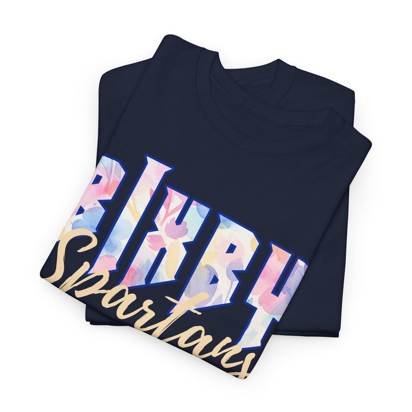 Bixby Spartans Retro Pastel Floral Print School Spirit