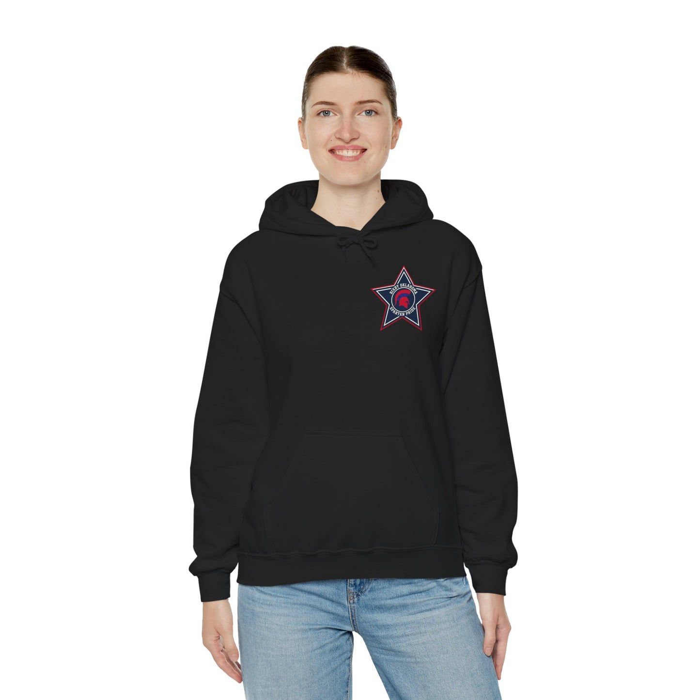 Spartan Pride Star Logo Gildan Hoodie