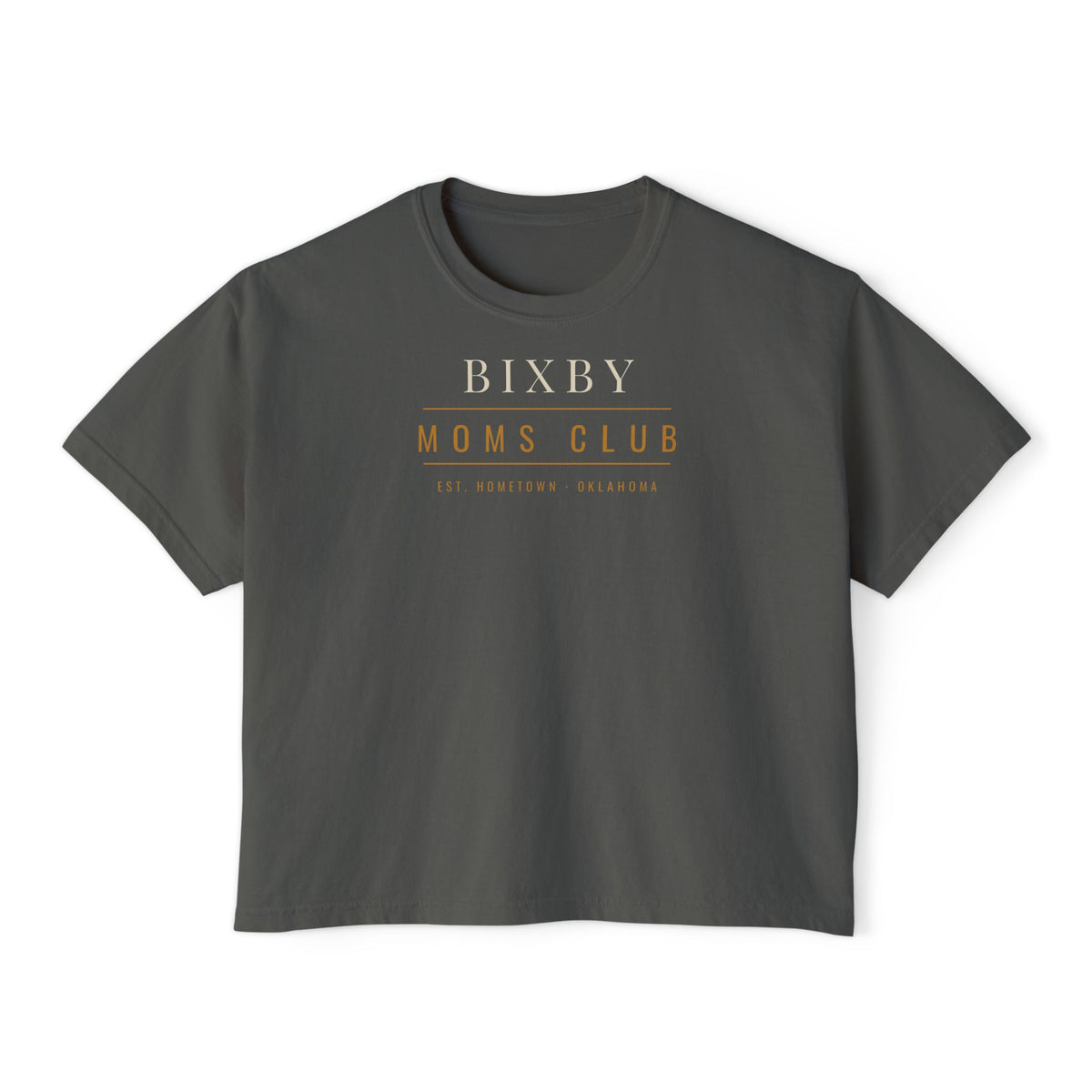 Bixby Moms Club Boxy Comfort Colors Tee
