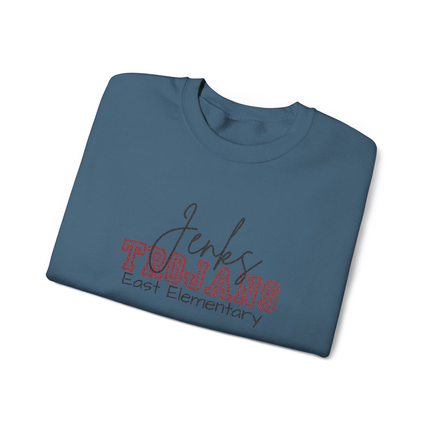 Personalized Embroidered Jenks Trojans Crewneck Sweatshirt
