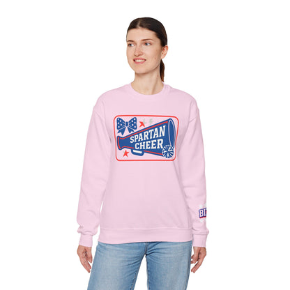 Bixby Cheer With Sleeve Print Gildan Sweatshirt