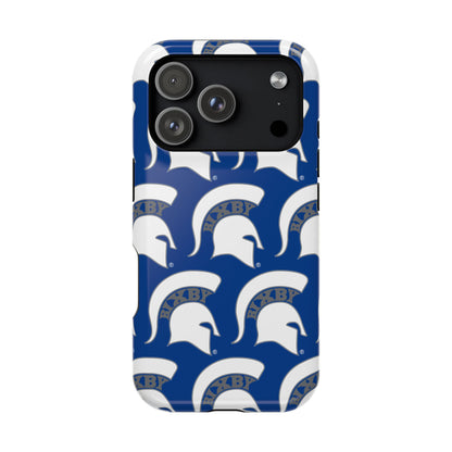 Bixby Spartan White Logo Impact Resistant iPhone Case