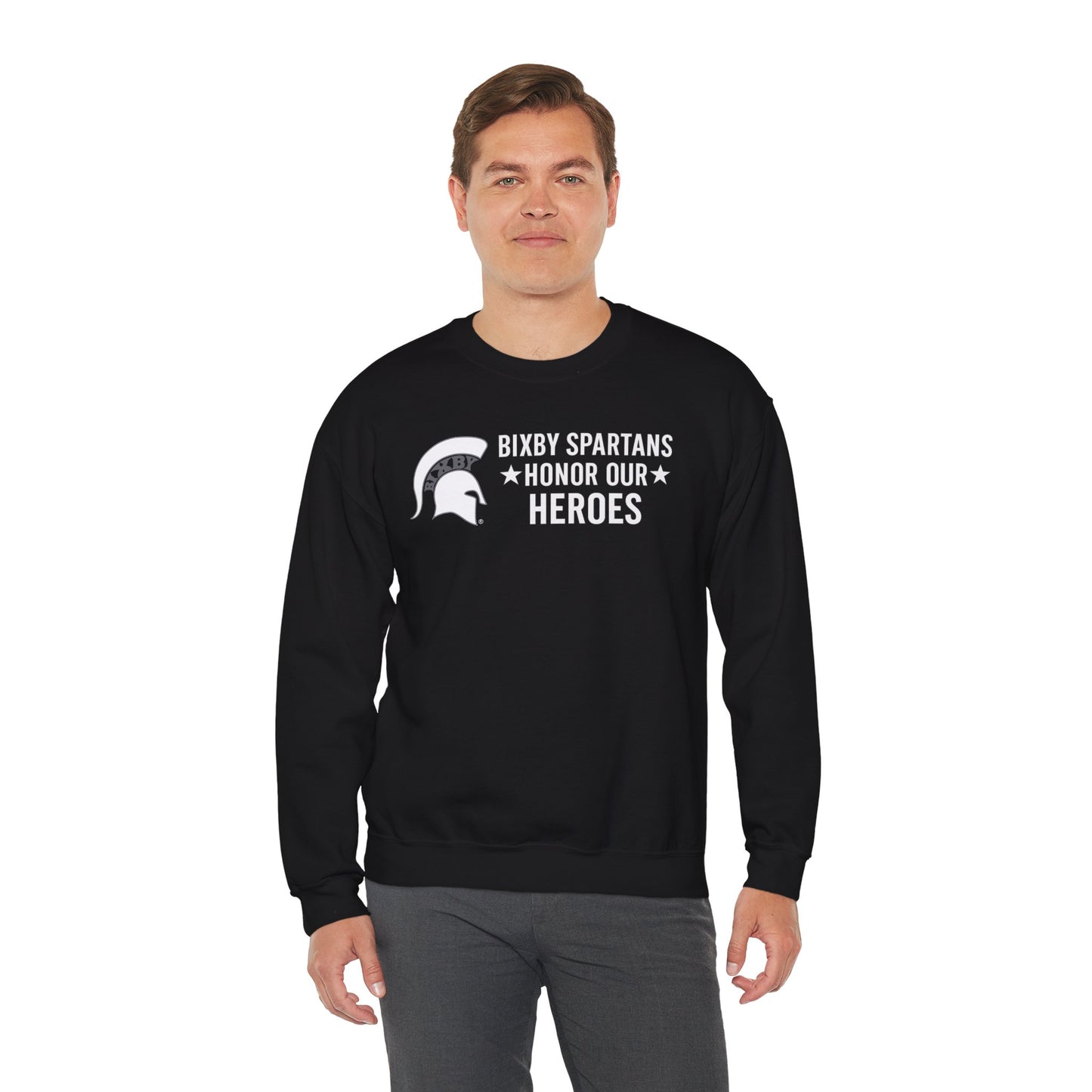 Spartans Honor Our Heroes Military Appreciation Gildan Sweatshirt