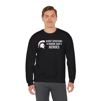 Spartans Honor Our Heroes Military Appreciation Gildan Sweatshirt