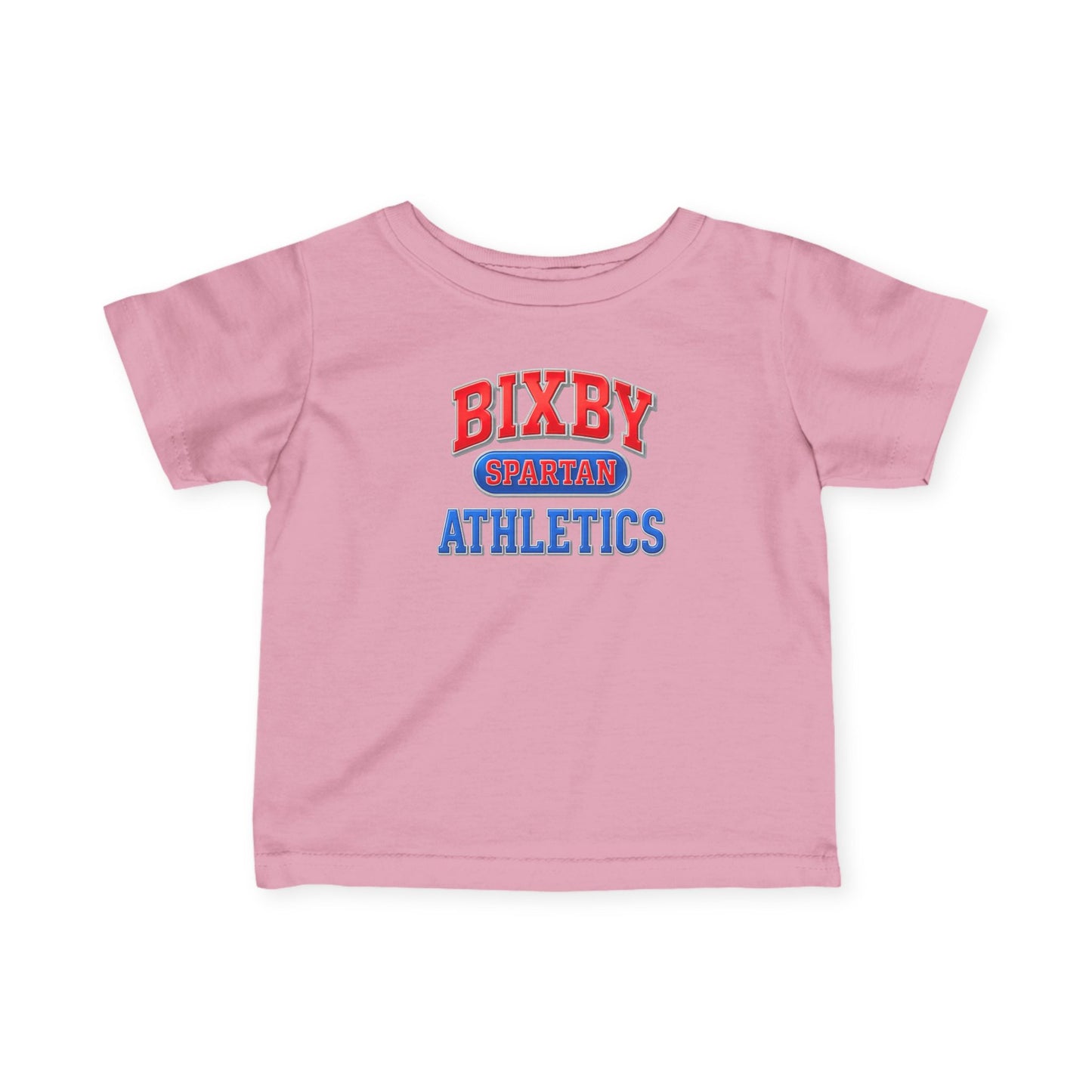 Bixby Spartan Athletics Infant Metallic Gildan Tee