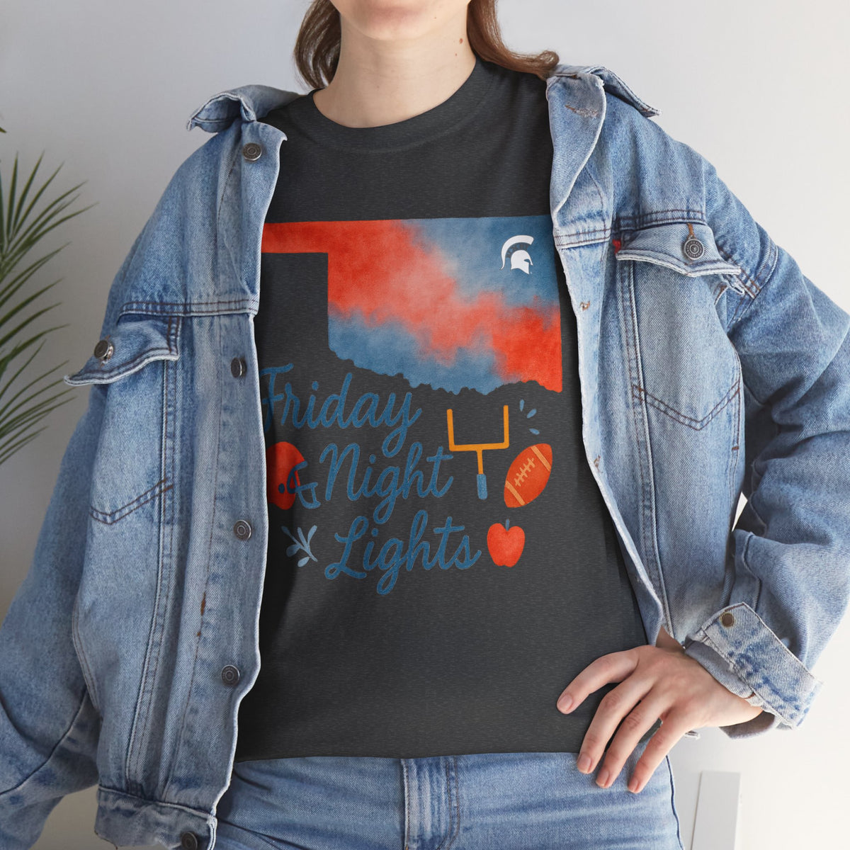 Friday Night Lights Bixby OK Watercolor Gildan Tee