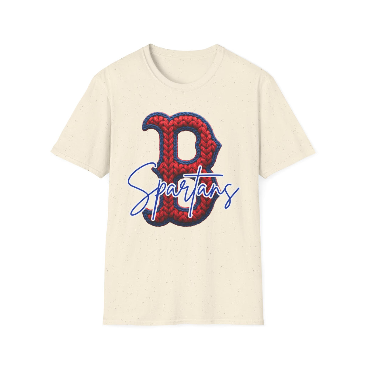 Bixby Spartans Script 'B' Logo Softsyle Tee
