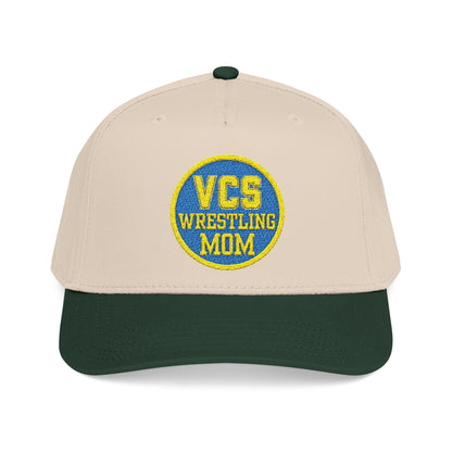 Wrestling Mom Baseball Cap – "VCS Wrestling Mom" Embroidered Mid-Profile Hat