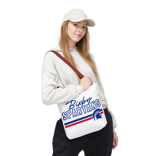 Bixby Spartans Polyester Tote Bag