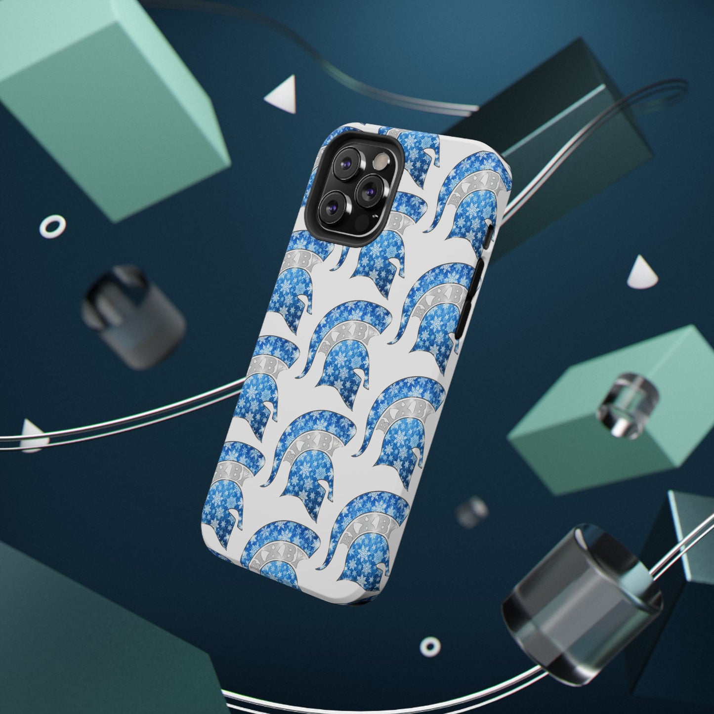 Bixby Spartan Winterfrost Logo Impact Resistant iPhone Case