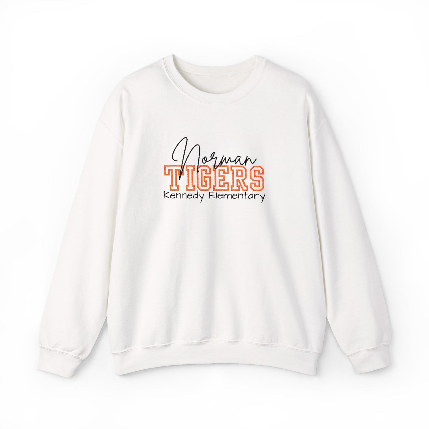 Personalized Embroidered Norman Tigers Crewneck Sweatshirt