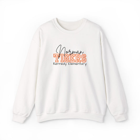 Personalized Embroidered Norman Tigers Crewneck Sweatshirt