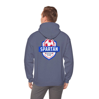 Spartan Soccer Club Distressed Crest Gildan Hoodie
