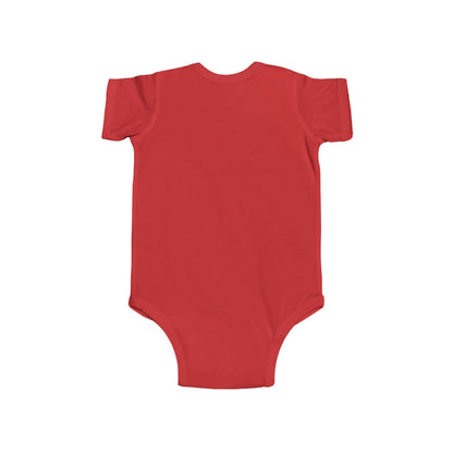 Baby Spartan White Logo Rabbit Skins Onesie