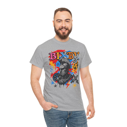 Bixby Spartan Graffiti Chaos Gildan Tee