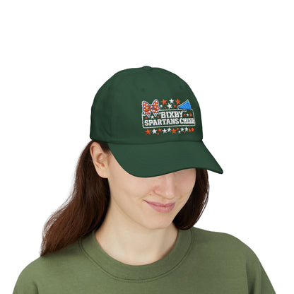 Bixby Spartans Cheer Embroidered Classic Ballcap