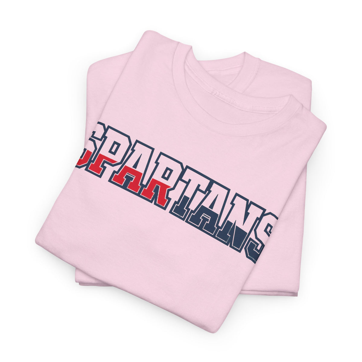 Bixby Spartans Athletic Letter Chest And Left Sleeve Tee