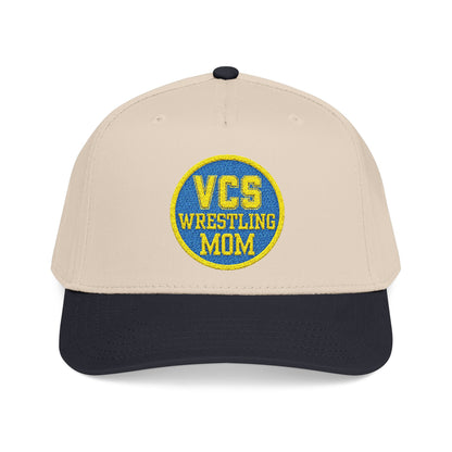Wrestling Mom Baseball Cap – "VCS Wrestling Mom" Embroidered Mid-Profile Hat