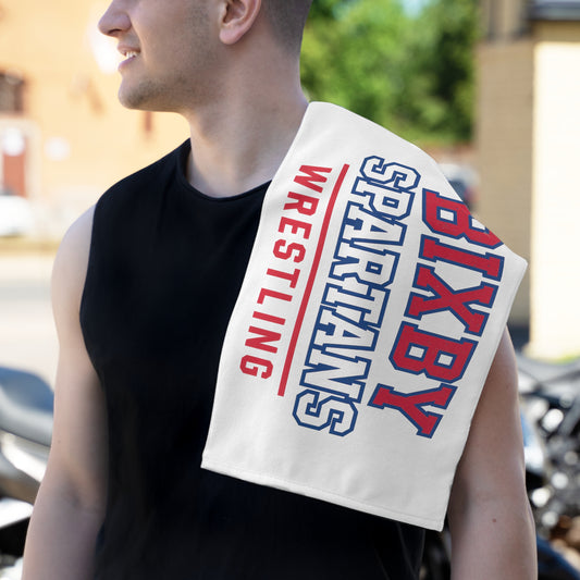 Bixby Spartans Wrestling Rally Towel
