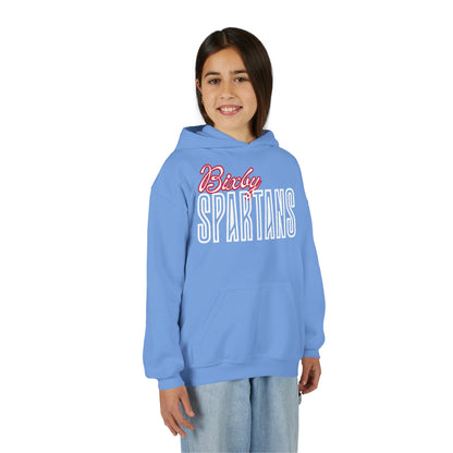 Bixby Spartans Cursive Gildan Hoodie