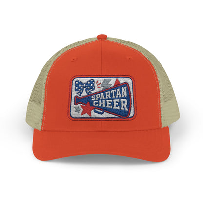 Spartan Cheer Embroidered Trucker Snapback