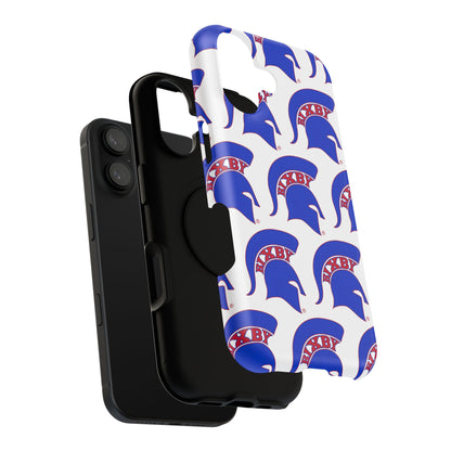 Bixby Spartan Blue Logo Impact Resistant iPhone Case