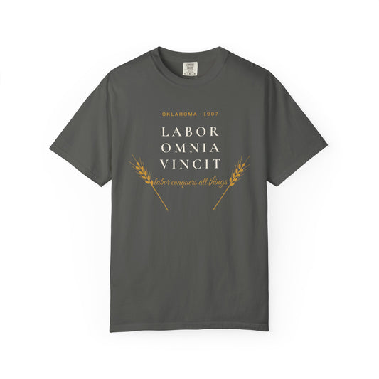 Labor Omnia Vincit Oklahoma Tee | Comfort Colors