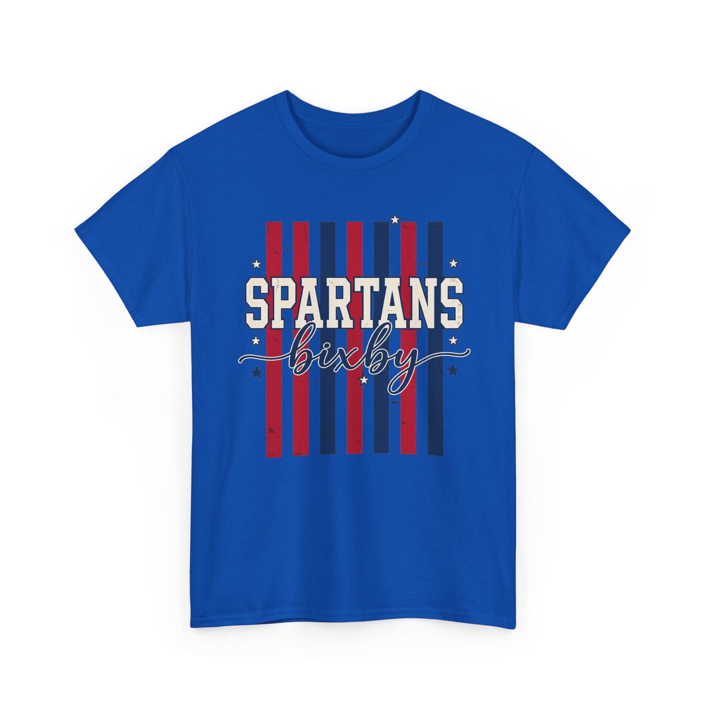 Bixby Spartan Patriotic Gildan Tee