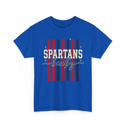 Bixby Spartan Patriotic Gildan Tee