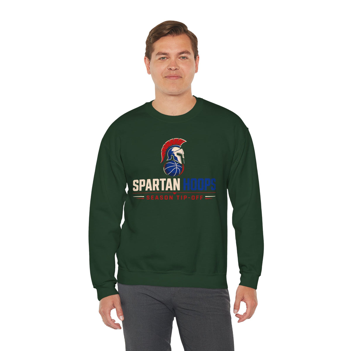 Bixby Spartans Hoops - Season Tip-Off Basketball Pullover Sweatshirt