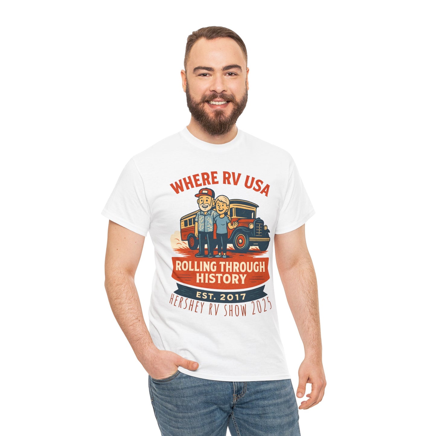 Where RV USA Rolling Through History Limited Edition Tee