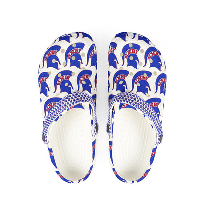 Spartan Blue Logo Crocs