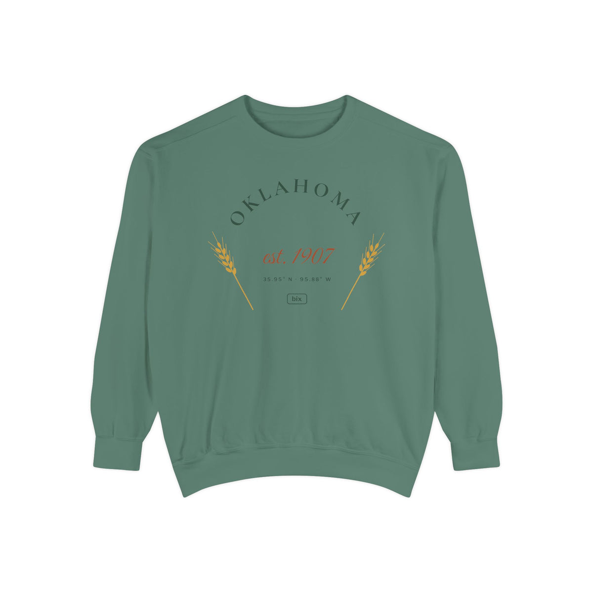 Oklahoma Est. 1907 Crewneck Sweatshirt | Comfort Colors