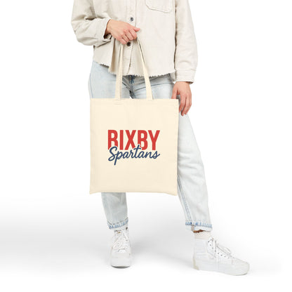 Bixby Spartans Cotton Canvas Tote Bags