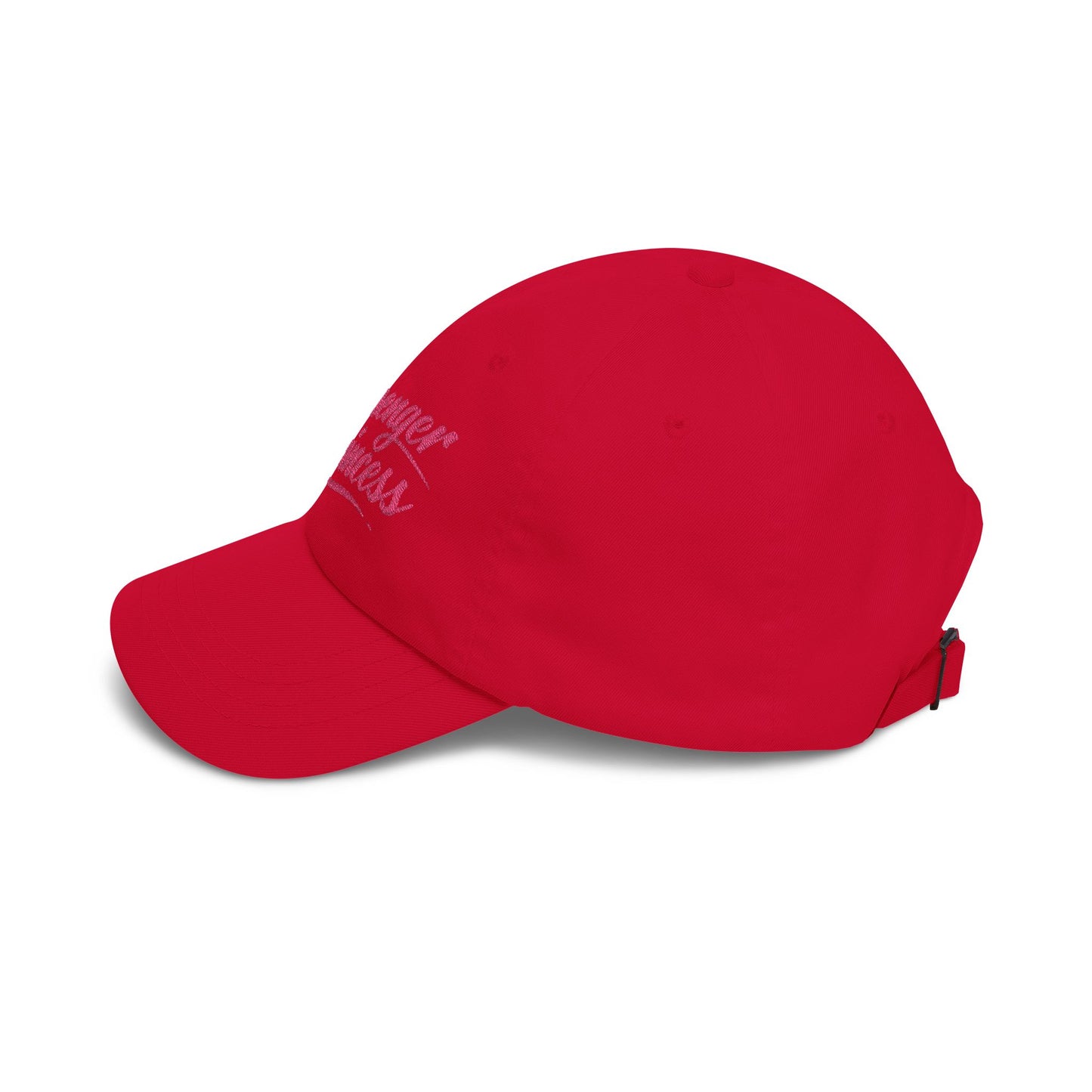 Passenger Princess Dad Cap – Embroidered White Baseball Hat with Pink Script and Crown