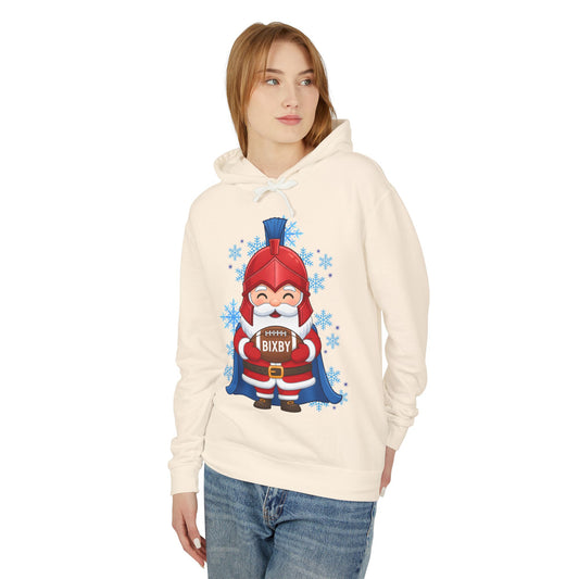 Spartan Football Santa Premium Comfort Colors Hoodie