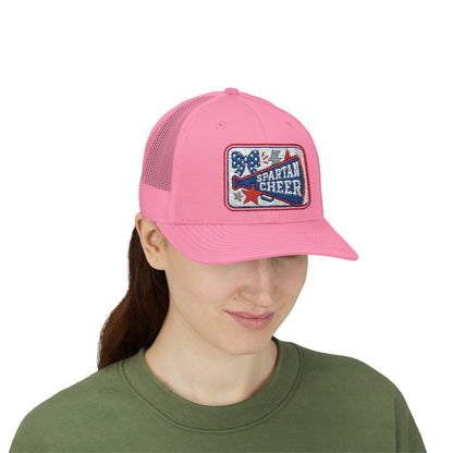 Spartan Cheer Embroidered Trucker Snapback