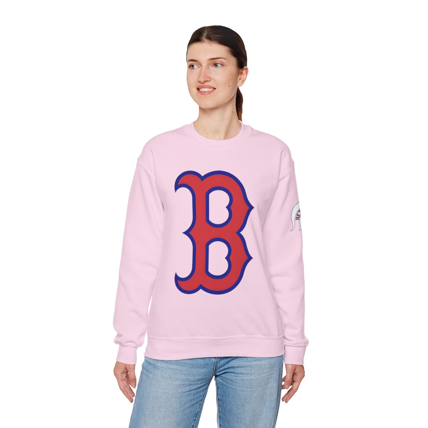 Vintage "B" Sweatshirt with Spartan Sleeve Logo