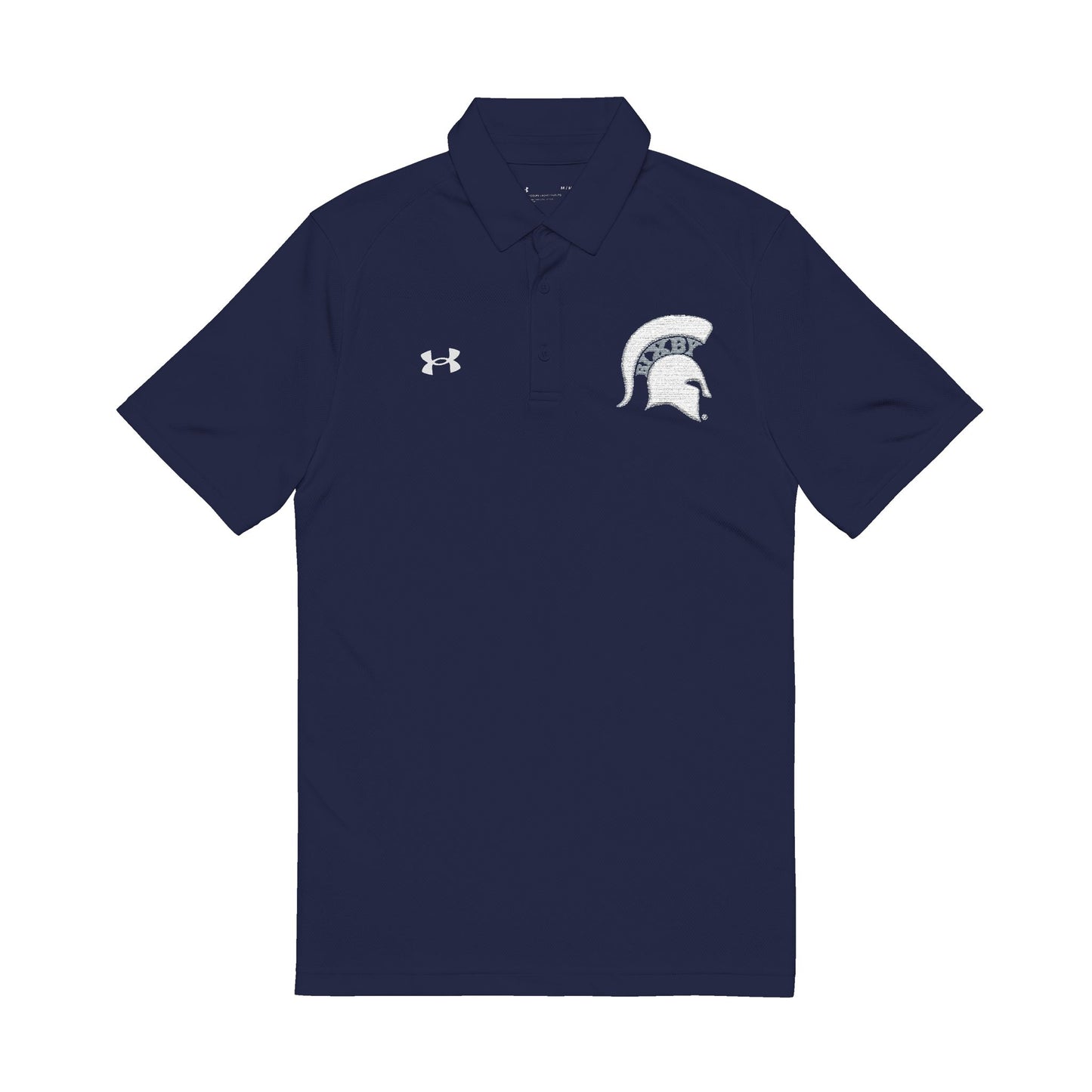 Bixby Under Armour White Logo Men's Polo (Embroidered)