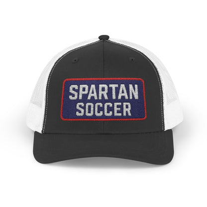 Spartan Soccer Embroidered Trucker Hat