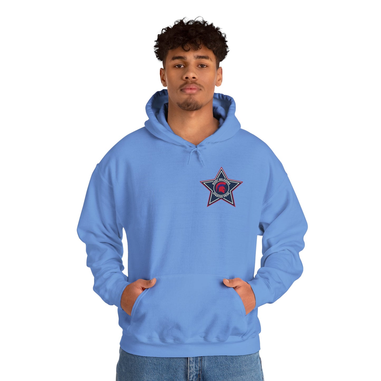 Spartan Pride Star Logo Gildan Hoodie